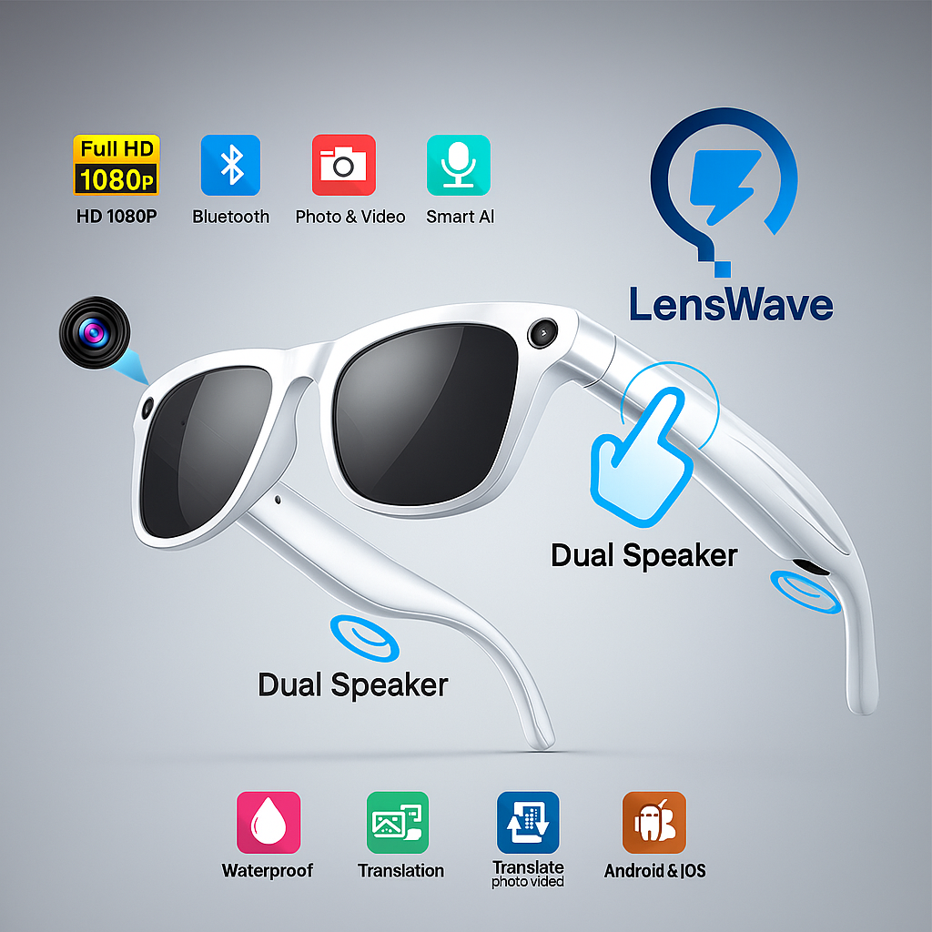 VisionGlass - camera 4k translation by IA