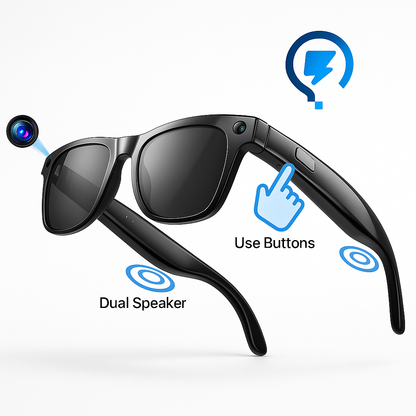 VisionGlass - camera 4k translation by IA